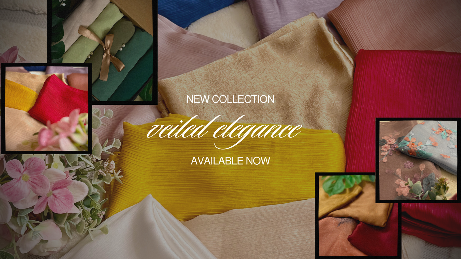 Brown Vintage Photo Collage Fashion Blog Banner